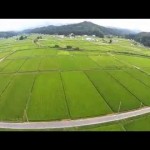 玉庭の田圃（川西町）