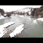 タンの瀬・冬（朝日町）