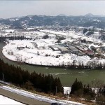 椹平の棚田・春（朝日町）