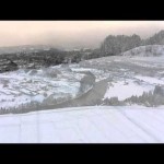 椹平の棚田・冬（朝日町）