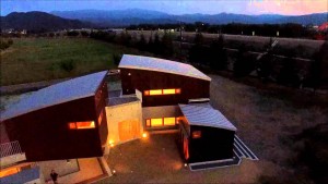 スマートハウスの夜（米沢市）