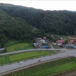 鮎茶屋の夕焼け（白鷹町）